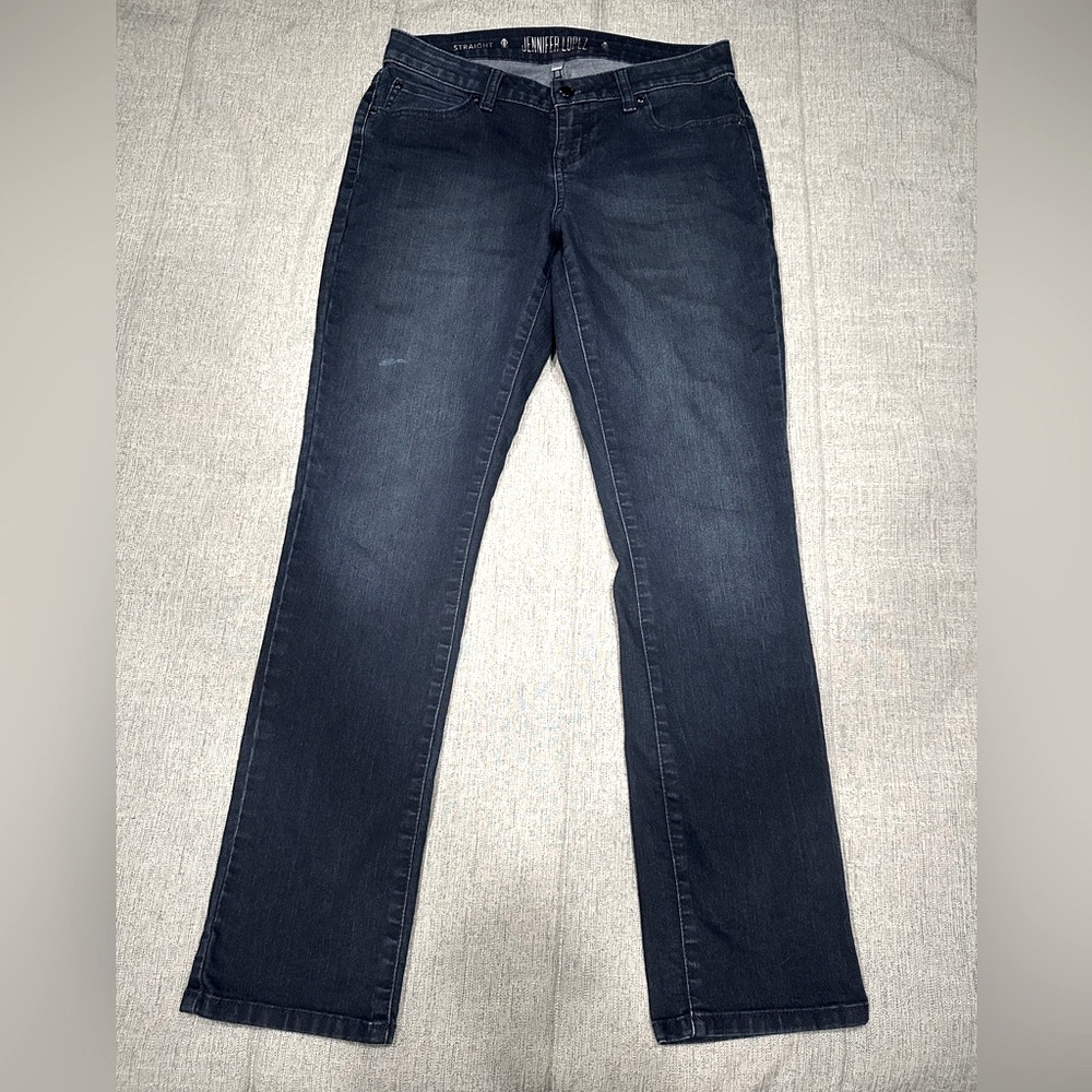 Jennifer Lopez Dark Denim Jeans